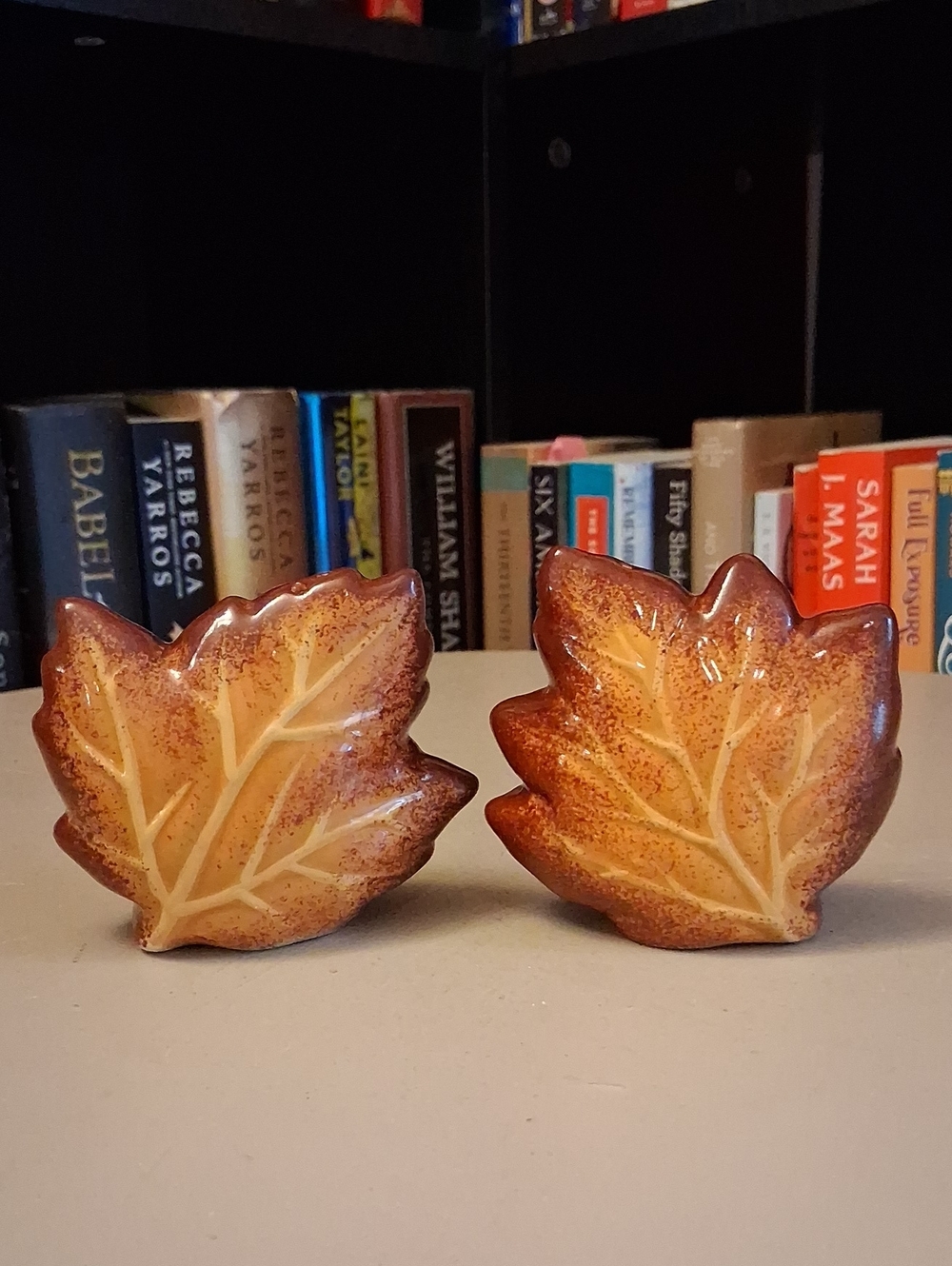 Autumn Leaf Salt And Pepper Shakers